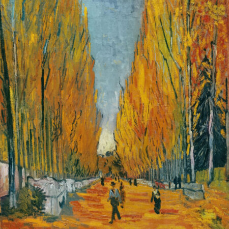 Πινακας σε καμβά VAN GOGH - L'ALLEE DES ALYSCAMPS ARLES - Vincent Van Gogh Sticky 6