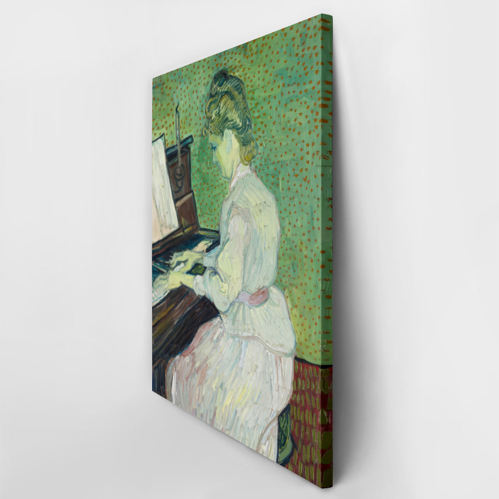 Πινακας σε καμβά VAN GOGH - MARGUERITE GACHET AT THE PIANO