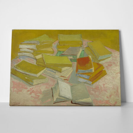 Πινακας σε καμβά VAN GOGH - PILES OF FRENCH NOVELS - Vincent Van Gogh