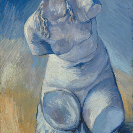 Πινακας σε καμβά VAN GOGH - PLASTER STATUETTE FEMALE TORSO FRONT VIEW - Vincent Van Gogh Sticky 4