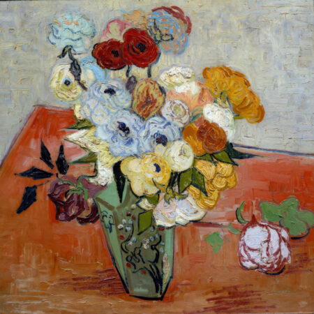 Πίνακας σε καμβά VAN GOGH - ROSES AND ANEMONES - Vincent Van Gogh Sticky 4