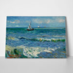 Πινακας σε καμβά VAN GOGH - SEASCAPE NEAR LES SAINTES MARIES DE LA MER