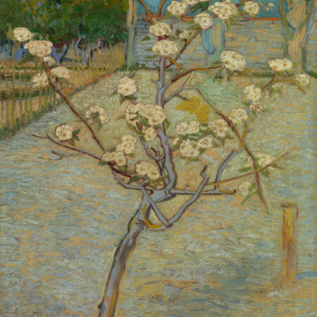 Πινακας σε καμβά VAN GOGH - SMALL PEAR TREE IN BLOSSOM - Vincent Van Gogh Sticky 4