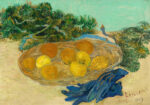 Πινακας σε καμβά VAN GOGH - STILL LIFE OF ORANGES AND LEMONS WITH BLUE GLOVES