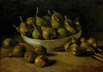 Πινακας σε καμβά VAN GOGH - STILL LIFE WITH AN EARTHEN BOWL AND PEARS