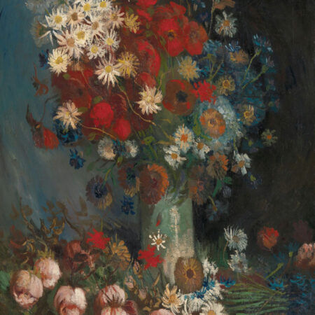 Πινακας σε καμβά VAN GOGH - STILL LIFE WITH MEADOW FLOWERS AND ROSES - Vincent Van Gogh Sticky 4