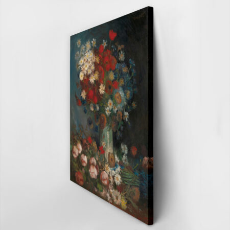 Πινακας σε καμβά VAN GOGH - STILL LIFE WITH MEADOW FLOWERS AND ROSES - Vincent Van Gogh Sticky 2