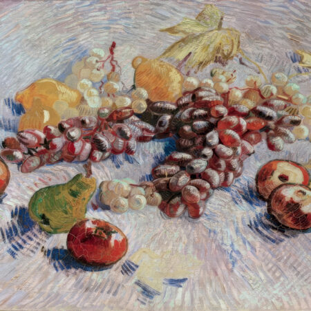 Πινακας σε καμβά VAN GOGH - STILLLEBEN MIT TRAUBEN ÄPFELN ZITRONEN UND BIRNE - Vincent Van Gogh Sticky 6