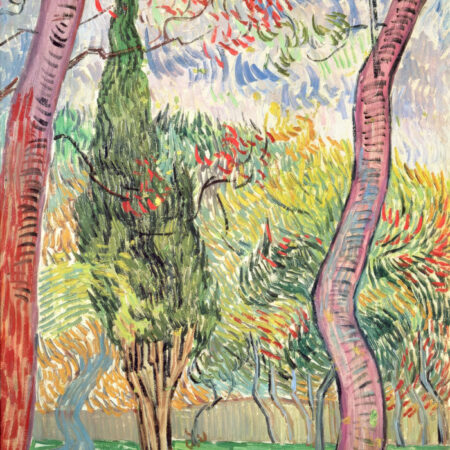 Πινακας σε καμβά VAN GOGH - THE GARDEN OF ST PAUL'S HOSPITAL ST RÉMY - Vincent Van Gogh Sticky 4