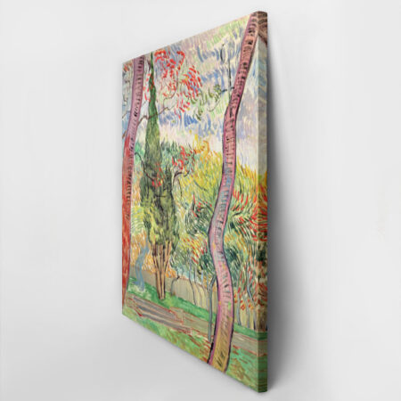 Πινακας σε καμβά VAN GOGH - THE GARDEN OF ST PAUL'S HOSPITAL ST RÉMY - Vincent Van Gogh Sticky 2