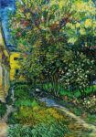 Πινακας σε καμβά VAN GOGH - THE GARDEN OF THE ASYLUM AT SAINT-RÉMY