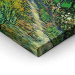 Πινακας σε καμβά VAN GOGH - THE GARDEN OF THE ASYLUM AT SAINT-RÉMY