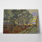 Πινακας σε καμβά VAN GOGH - THE GARDEN OF THE ASYLUM