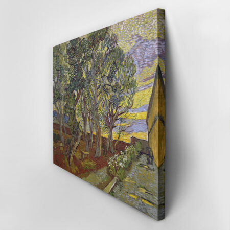 Πινακας σε καμβά VAN GOGH - THE GARDEN OF THE ASYLUM - Vincent Van Gogh Sticky 2