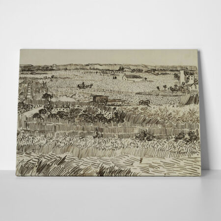 Πινακας σε καμβά VAN GOGH - THE HARVEST FOR ÉMILE BERNARD - Vincent Van Gogh Sticky 1