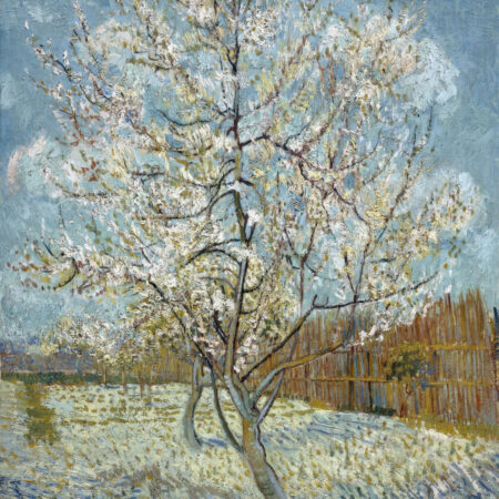 Πινακας σε καμβά VAN GOGH - THE PINK PEACH TREE - Vincent Van Gogh Sticky 4