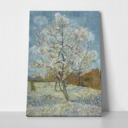 Πινακας σε καμβά VAN GOGH - THE PINK PEACH TREE - Vincent Van Gogh