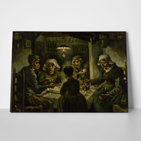 Πινακας σε καμβά VAN GOGH - THE POTATO EATERS - Vincent Van Gogh