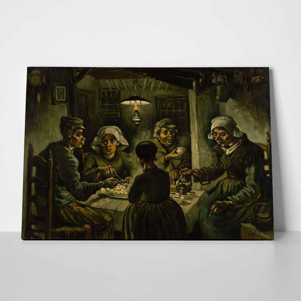 Πινακας σε καμβά VAN GOGH - THE POTATO EATERS