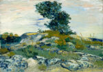 Πινακας σε καμβά VAN GOGH - THE ROCKS