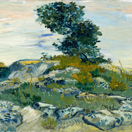 Πινακας σε καμβά VAN GOGH - THE ROCKS - Vincent Van Gogh Sticky 7