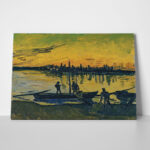 Πινακας σε καμβά VAN GOGH - THE STEVEDORES IN ARLES