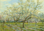 Πινακας σε καμβά VAN GOGH - THE WHITE ORCHARD