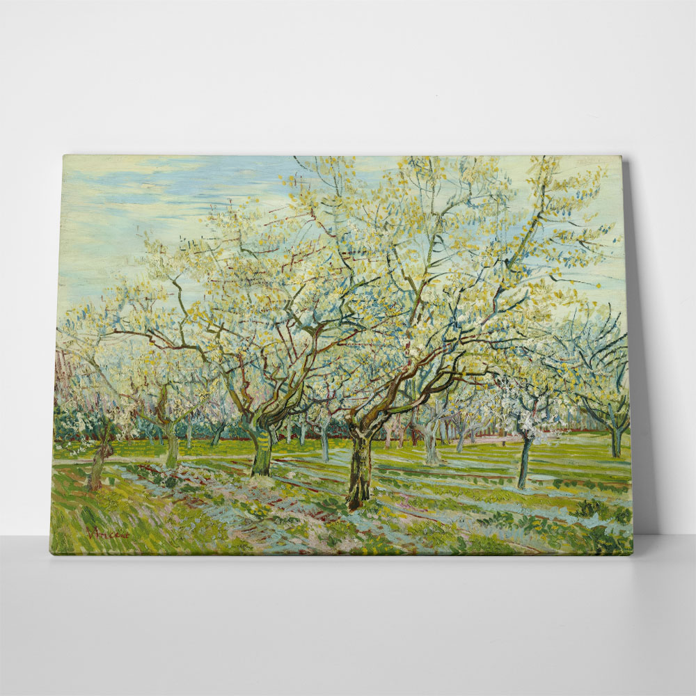 Πινακας σε καμβά VAN GOGH - THE WHITE ORCHARD