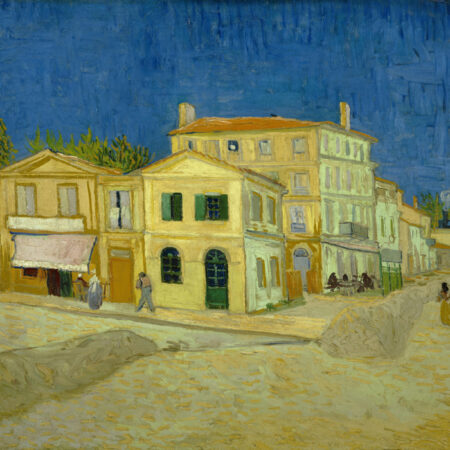Πινακας σε καμβά VAN GOGH - THE YELLOW HOUSE - Vincent Van Gogh Sticky 5