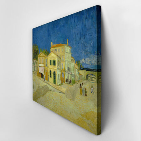 Πινακας σε καμβά VAN GOGH - THE YELLOW HOUSE - Vincent Van Gogh Sticky 2