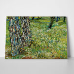 Πινακας σε καμβά VAN GOGH - TREE TRUNKS IN THE GRASS