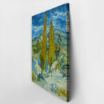 Πινακας σε καμβά VAN GOGH - TWO POPLARS IN THE ALPILLES NEAR SAINT-RÉMY