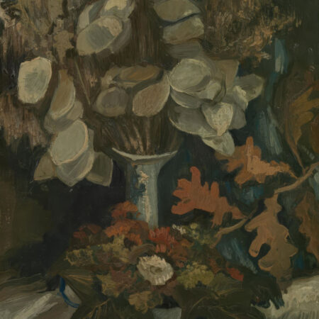 Πινακας σε καμβά VAN GOGH - VASE WITH HONESTY - Vincent Van Gogh Sticky 4