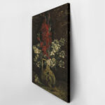 Πινακας σε καμβά VAN GOGH - VASE WITH RED AND WHITE FLOWERS