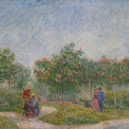 Πινακας σε καμβά VAN GOGH - VERLIEFDE PAARTJES IN HET PARK VOYER D'ARGENSON TE ASNIRES - Vincent Van Gogh Sticky 5