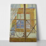 Πινακας σε καμβά VAN GOGH - VIEW OF A BUTCHER'S SHOP