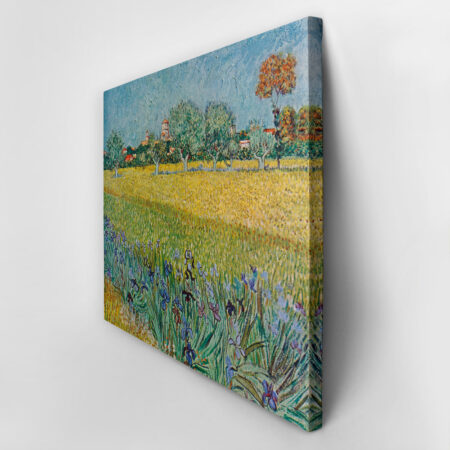 Πινακας σε καμβά VAN GOGH - VIEW OF ALES WITH IRISES IN BLOOM - Vincent Van Gogh Sticky 2