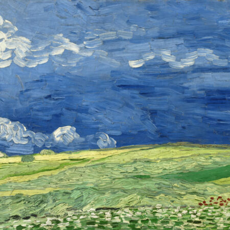 Πινακας σε καμβά VAN GOGH - WHEATFIELD UNDER THUNDERCLOUDS - Vincent Van Gogh Sticky 5