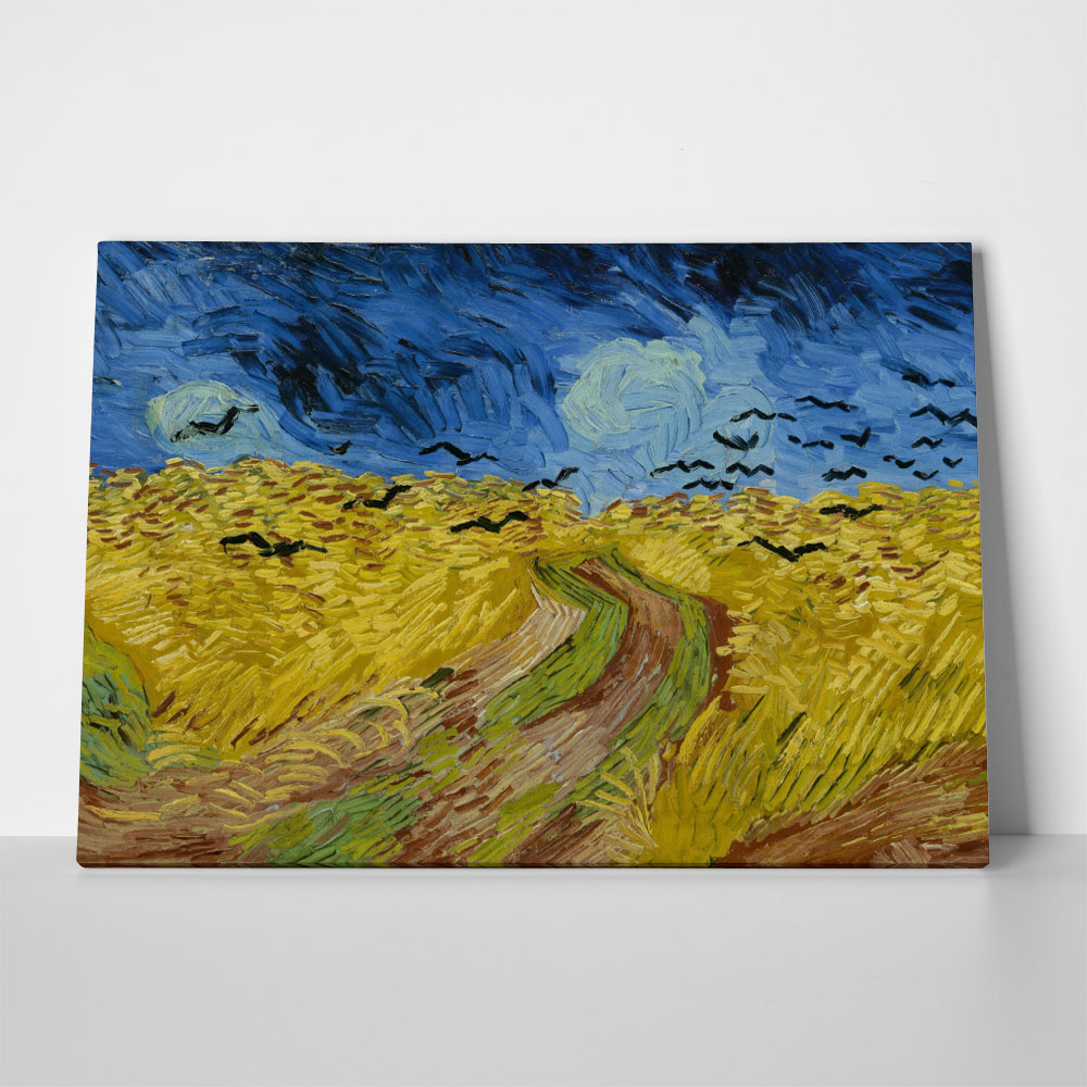 Πινακας σε καμβά VAN GOGH - WHEATFIELD WITH CROWS
