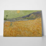 Πινακας σε καμβά VAN GOGH - WHEATFIELD WITH REAPER