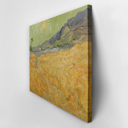 Πινακας σε καμβά VAN GOGH - WHEATFIELD WITH REAPER - Vincent Van Gogh Sticky 3