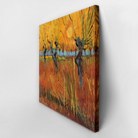 Πίνακας σε καμβά VAN GOGH - WILLOWS AT SUNSET - Vincent Van Gogh Sticky 2