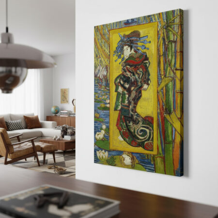 Πινακας σε καμβά VAN GOGH - COURTESAN AFTER EISEN - Vincent Van Gogh Sticky 2
