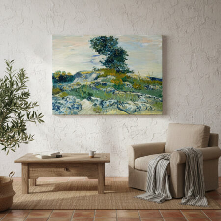 Πινακας σε καμβά VAN GOGH - THE ROCKS - Vincent Van Gogh