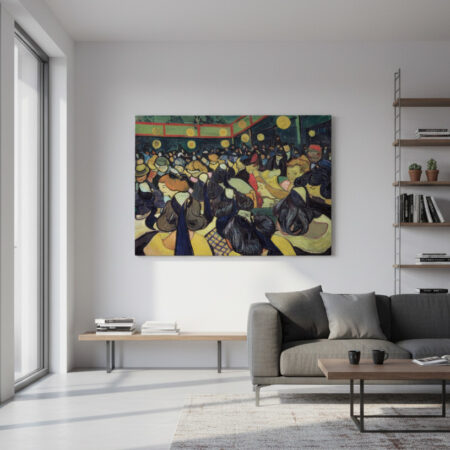 Πινακας σε καμβά VAN GOGH - THE DANCE HALL IN ARLES - Vincent Van Gogh