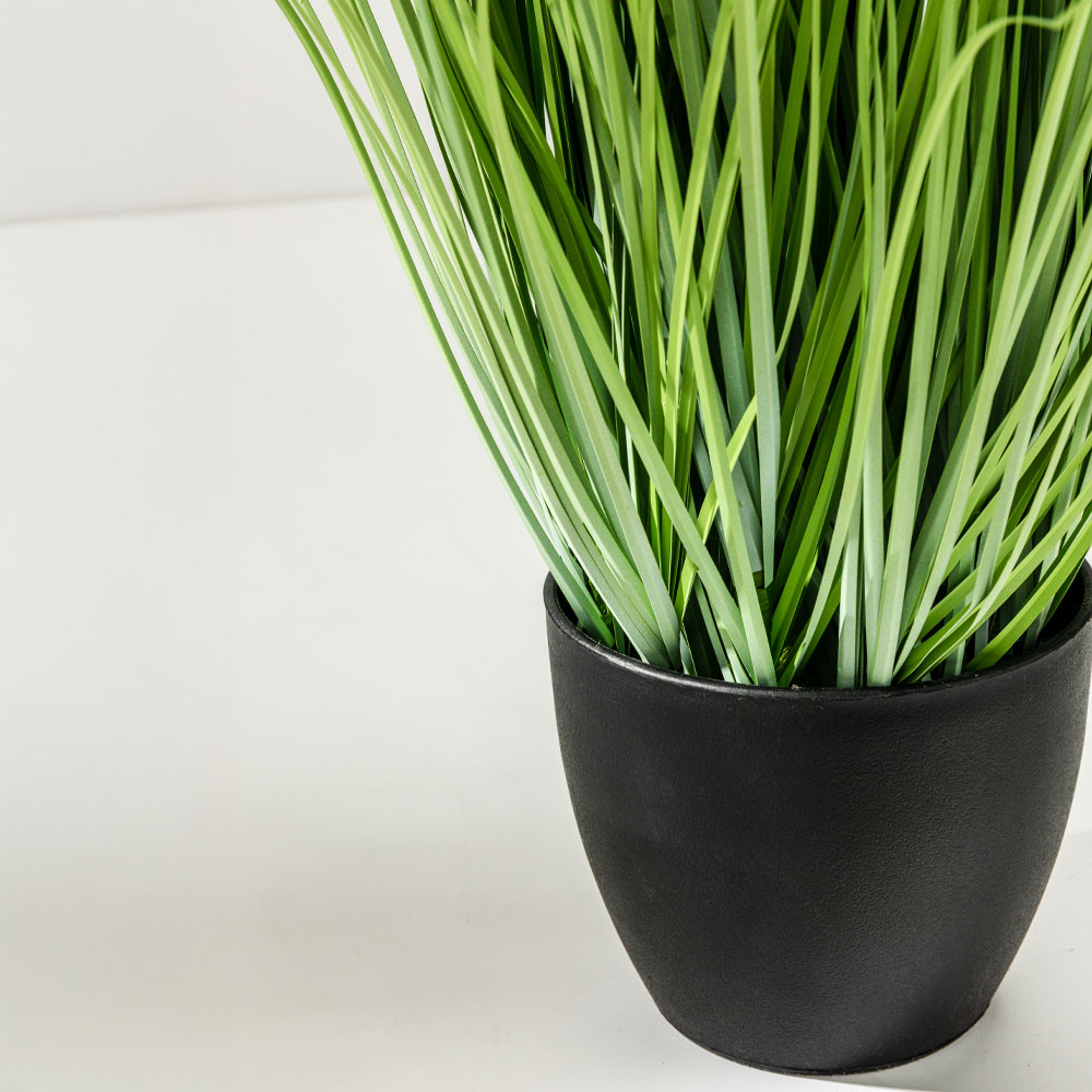 GRASS FLOWER ΦΥΤΟ ΤΕΧΝΗΤΟ ΣΕ ΓΛΑΣΤΡΑ 58 PVC ΠΡΑΣΙΝΟ