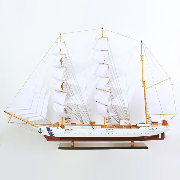 Καράβακι Ξύλινο διακοσμητικό λευκο 200x28x150cm