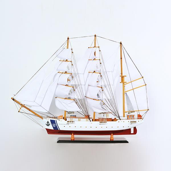 Καράβακι Ξύλινο διακοσμητικό λευκο 100x18x76cm