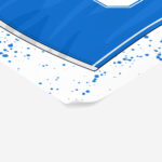 Σετ τριπτυχο προσωποποιημενο ποστερ BASKETBALL SHIRT NAME BLUE