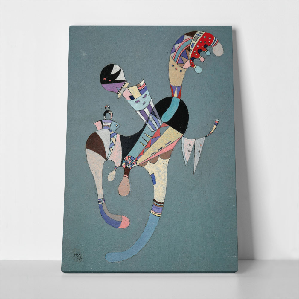 Πινακας σε καμβά KANDINSKY - A FLOATING FIGURE